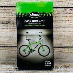 Slime Easy Bike Lift Bicycle Hoist Rack Ceiling Mount Storage‎ for 50 lbs Unused
